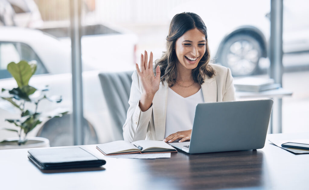 Business owner excited for their first conversation with a potential Buyer for their company